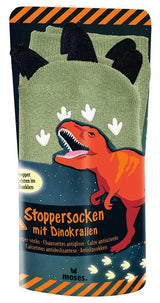 Dino Stoppersocken mit Krallen Dino