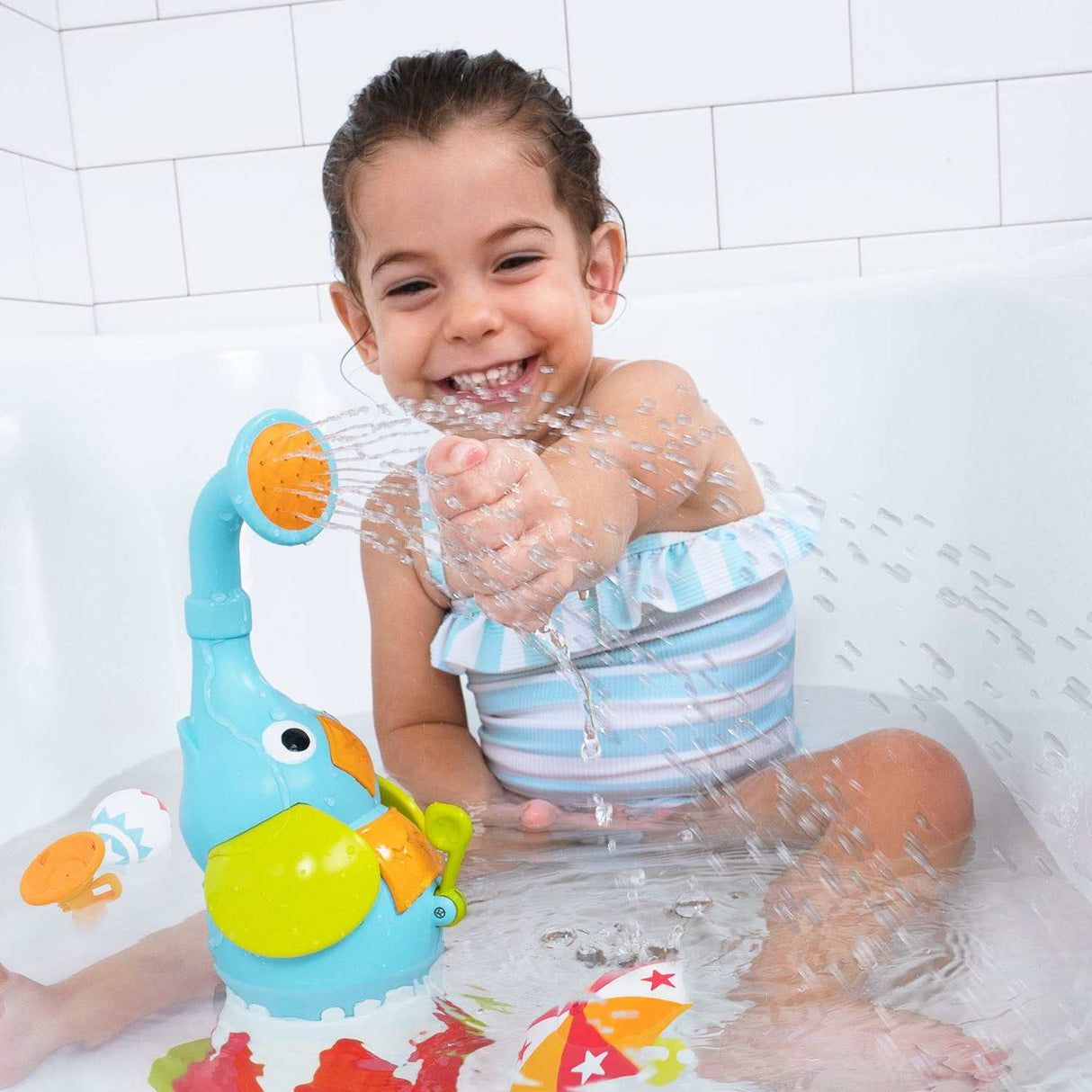 Badewannenspiel- Wassershow Elefant