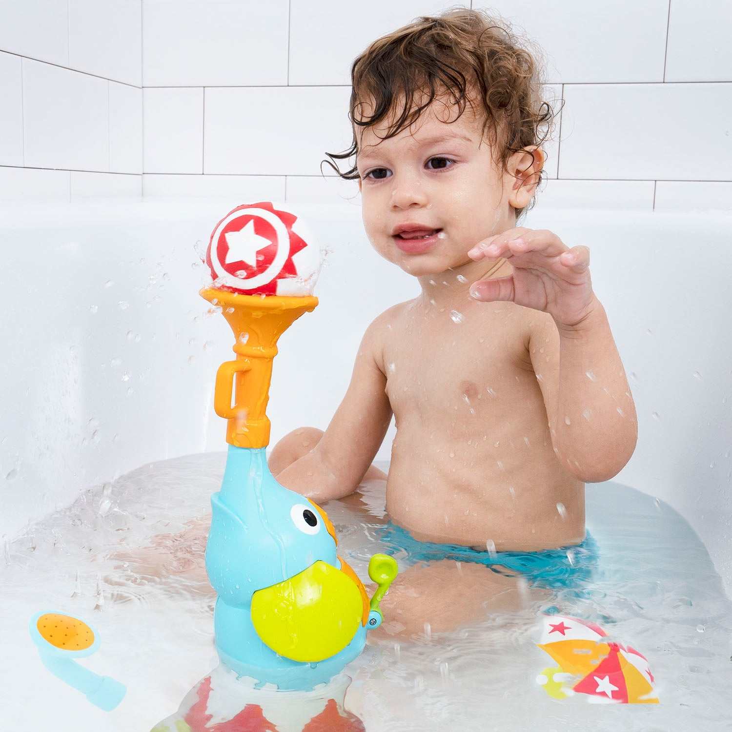 Badewannenspiel- Wassershow Elefant