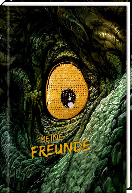 Freundebuch: Meine Freunde T-Rex World Hardcover mit Wendepailletten und Metallic-Effekt für Dino-Fans, 96 Seiten, ab 4 Jahren