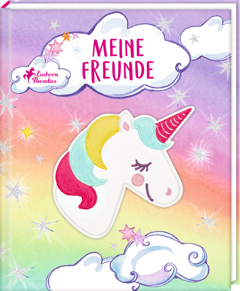Freundebuch mit Plüsch Patch