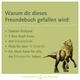 Freundebuch in Dino- Form
