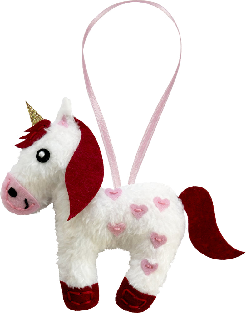 Plüsch-Nähset Katze oder Einhorn (1 Stück)