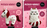 Plüsch-Nähset Katze oder Einhorn (1 Stück)