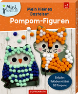 Mein kl. Bastelset: Pompom-Figuren (Eule/Fuchs)