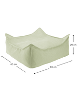 Herba Outdoor Square Ottoman