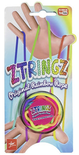 Buntes Fadenspiel ZtringZ Nylonseil Regenbogen Farben Fingerfertigkeit Seilfiguren kreieren