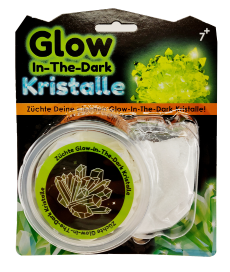 Glow-in-the-dark Kristalle züchten mit Fun Trading Set für Kinder ab 5 Jahren