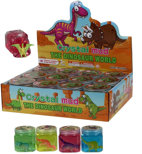 Dino Putty Knetspielzeug in Dose für Kinder mit verschiedenen Dino-Varianten