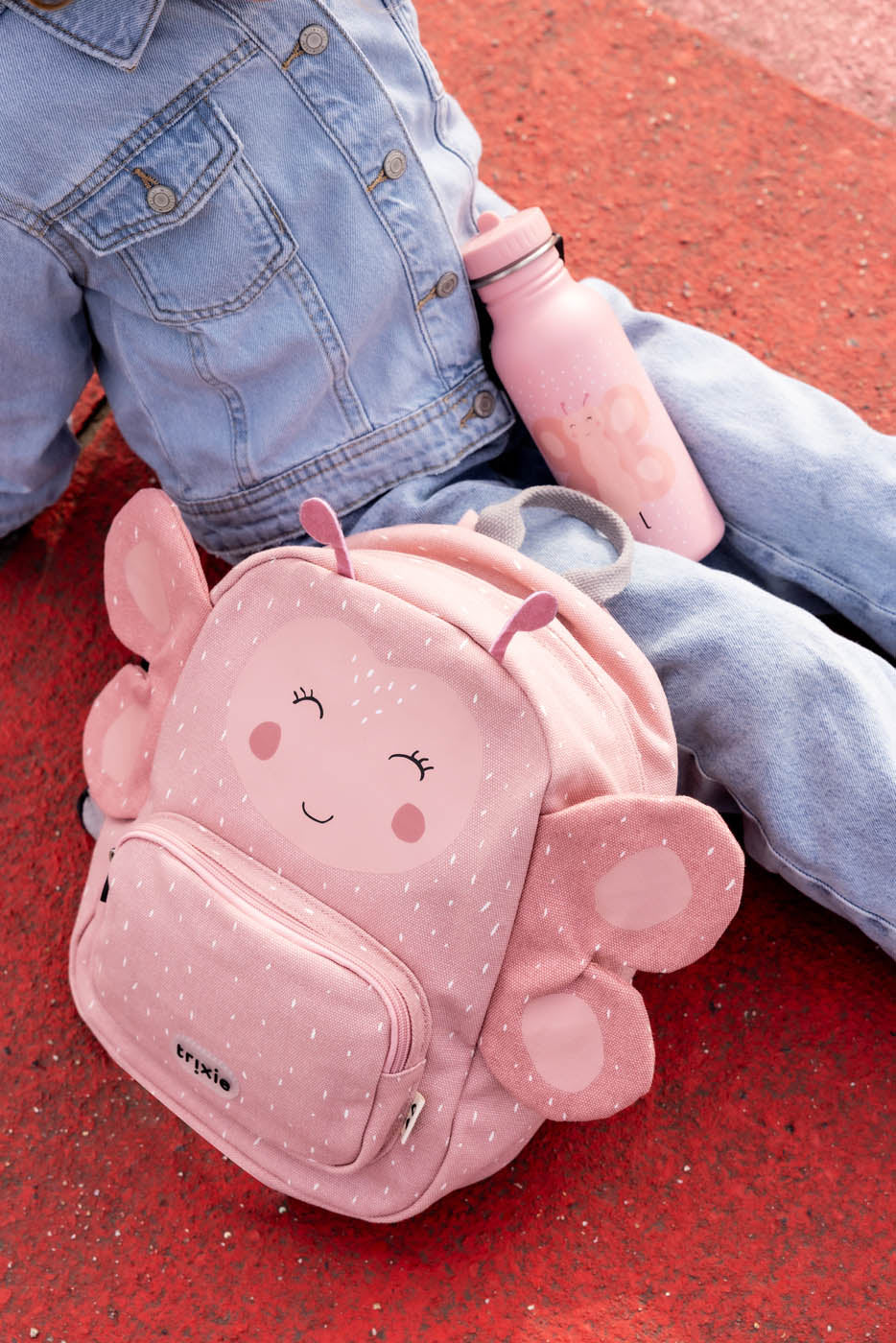Schulset - Rucksack & Trinkflasche -  Mrs. Butterfly