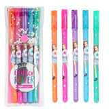 TOPModel Glittergel-Stifte Set mit fünf bunten Glitzer-Gelstiften in Orange, Pink, Lila, Blau und Grün