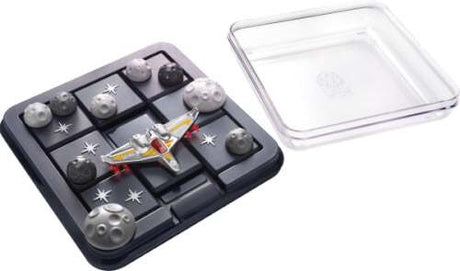 Asteroiden-Alarm Spielbrett mit Raumschiff und Puzzleteilen für Kinder ab 8 Jahren