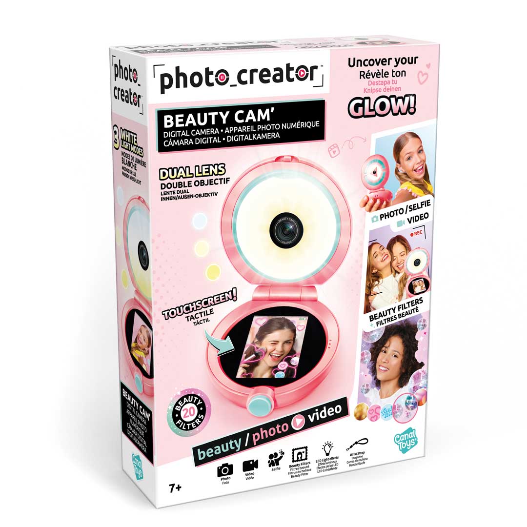 Beauty Cam - Schminkspiegel und Videokamera mit Licht