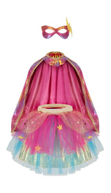 Super-Duper Tutu & Umhang & Maske 4-6 Jahre