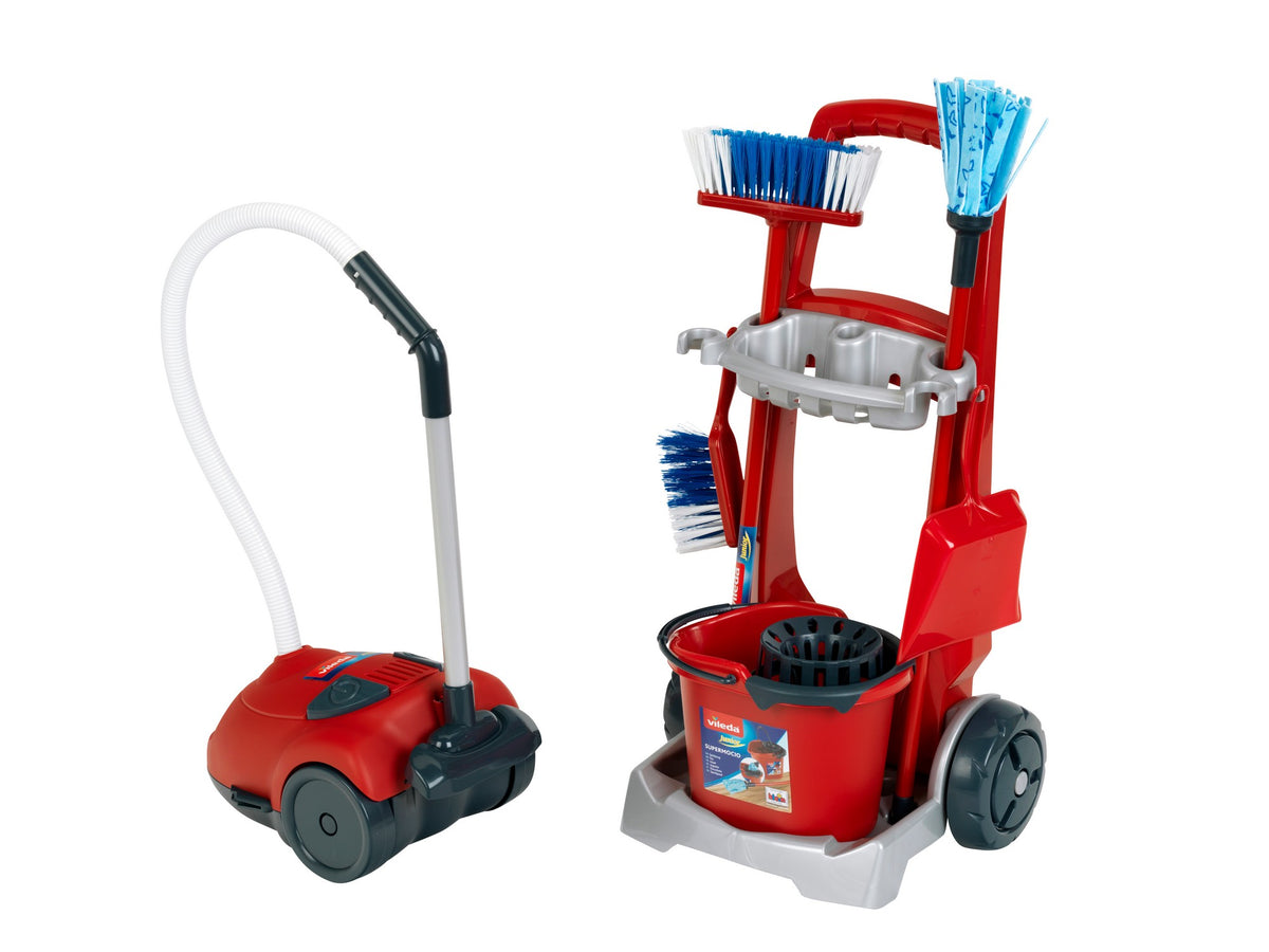 Vileda Besenwagen mit Staubsauger