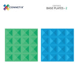 Magnetbausteine Rainbow Blue & Green Basisplatten