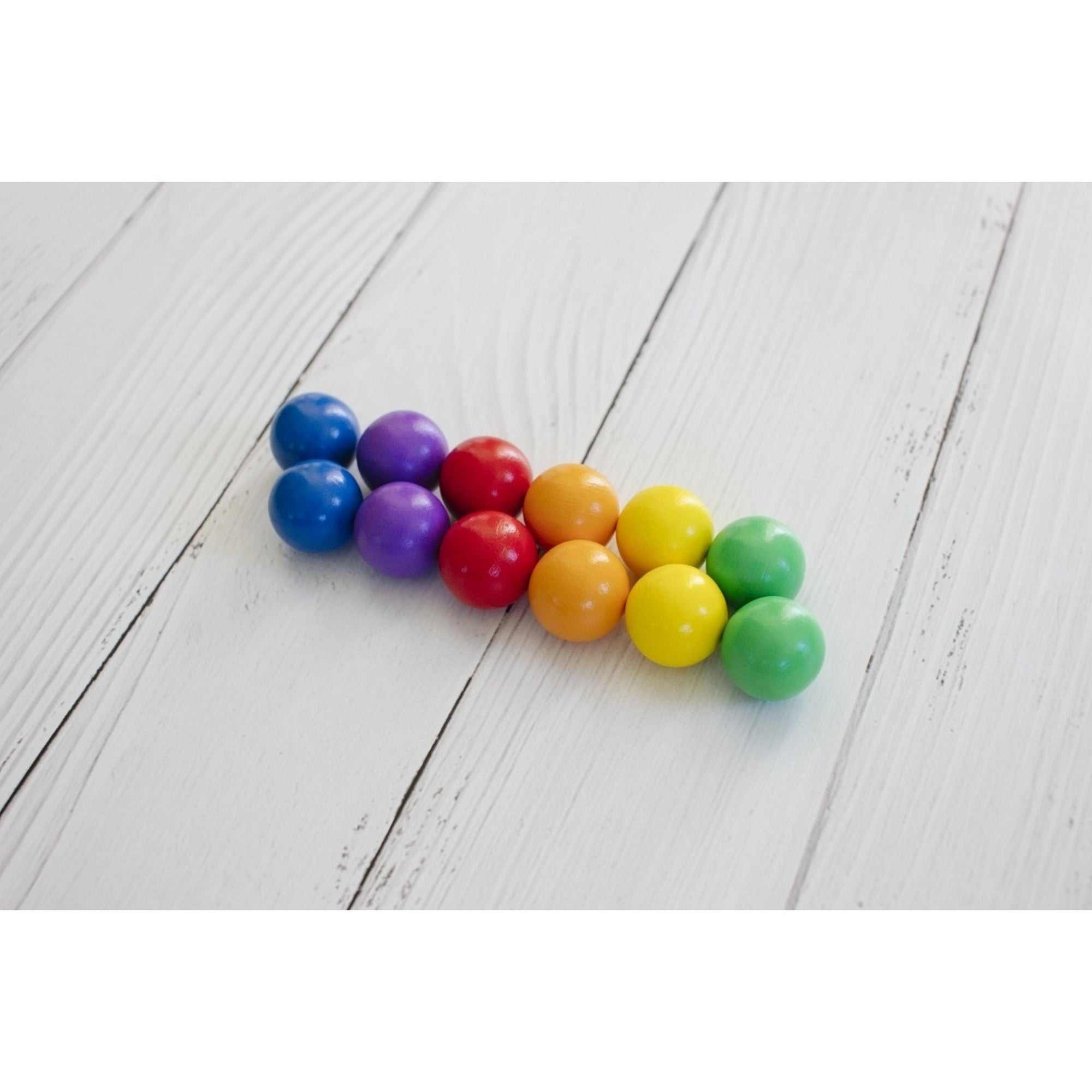 Ersatz-Kugeln Rainbow - 12 Teile