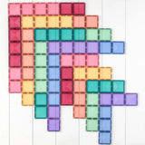 Magnetbausteine Pastel Rectangle Pack - 24 Teile
