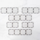 Magnetbausteine Clear Rectangle Pack - 12 Teile
