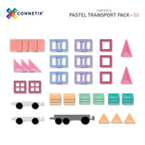 Magnetbausteine Pastel Transport 50 Teile