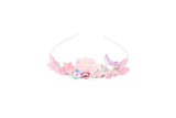 Tiara rosa oder blau (1Stück)