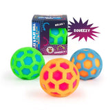 Neonfarbiger Anti-Stress-Ball aus weichem Silikon mit Netzdesign zur Entspannung im Alltag