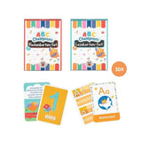 ABC Lernkarten-Set mit Zahlen und Buchstaben Lernkarten für Vorschulkinder