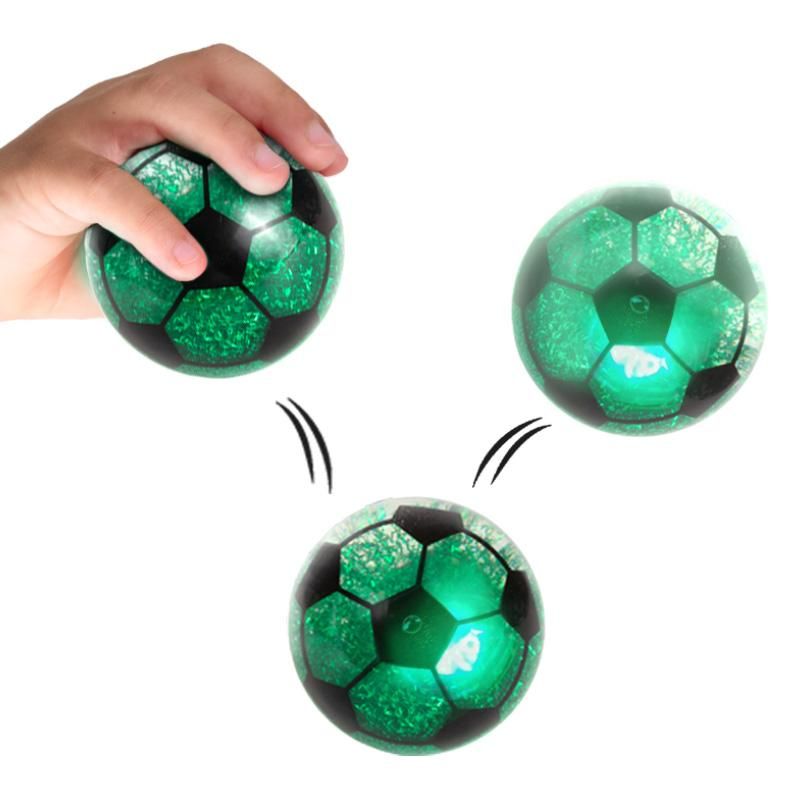 Light & Jump Fußball Flummi (1 Stück)