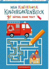 Mein kunterbunter Kindergartenblock: Rätsel ohne Text