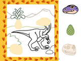 Mein 1.Dino-Bastelbuch: Schneiden, kleben, malen
