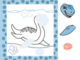 Mein 1.Dino-Bastelbuch: Schneiden, kleben, malen