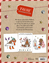 Malblock mit Glitzersteinen - Frohe Weihnachten