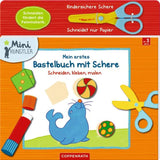 Mein erstes Bastelbuch Bastelset für Kinder ab 3 Jahren mit Schere und Motiven