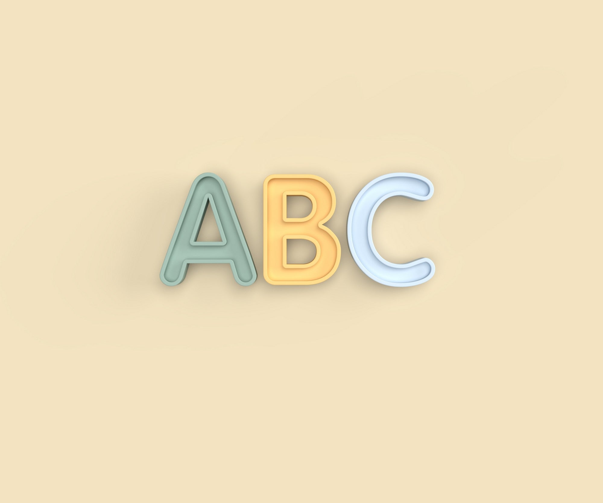 Sensorik Großbuchstaben (26 Stück)