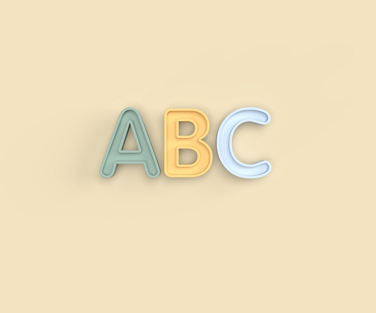 Sensorik Großbuchstaben (26 Stück)