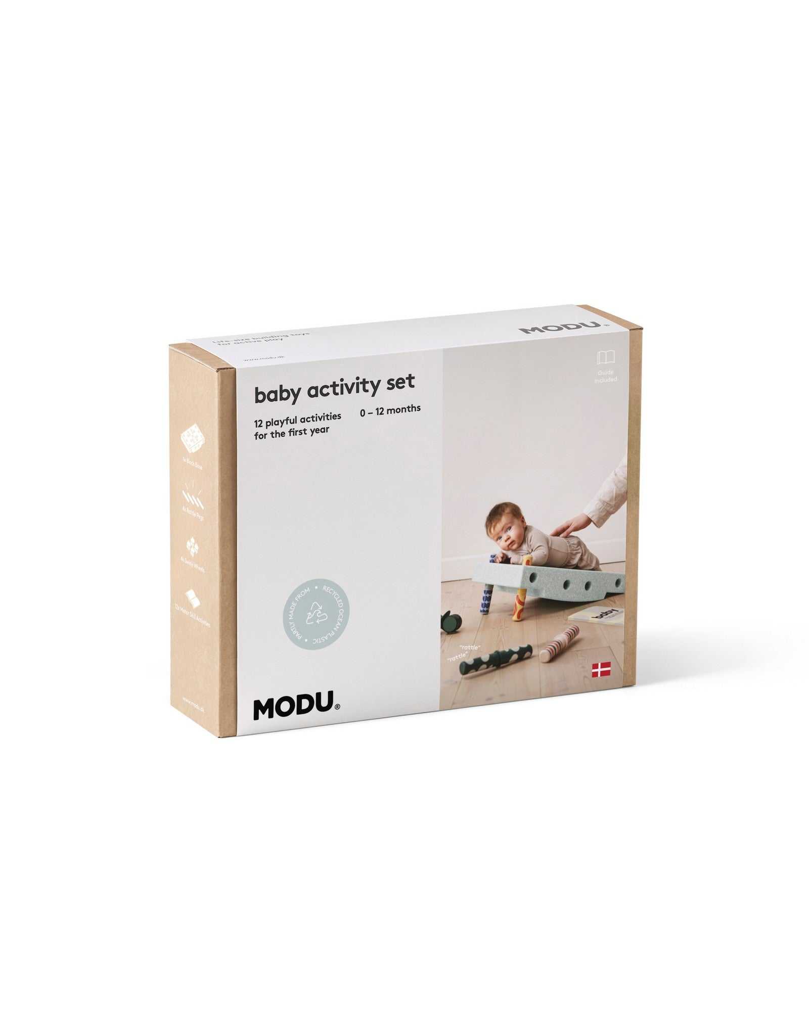 MODU Baby Activity Set Ocean Mint with educational toys for infant sensory and motor skill development