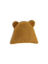 Bear Cushion Mapel with fluffy teddy fabric and cute bear ears for kids, machine washable and OEKO-TEX certified