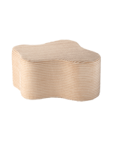 Cloud Pouffe brauner Teddystoff Kinderzimmer Sitzpuff organisch weich