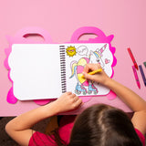 Super coloring & Stickerbook / Einhorn