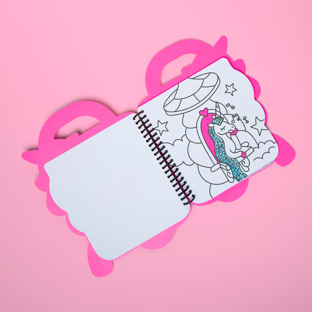 Super coloring & Stickerbook / Einhorn