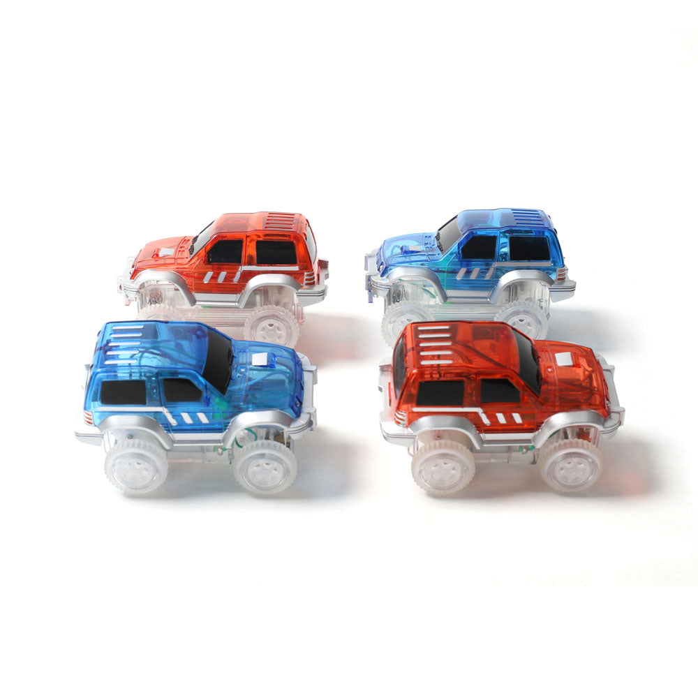 Race Track Car - Rennbahnauto Blau