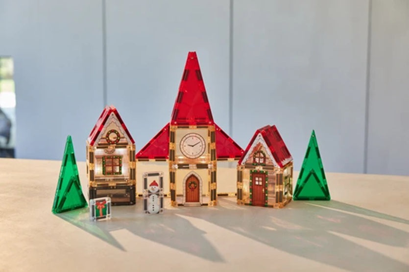 Adventskalender Magnetbausteine Weihnachtsstadt