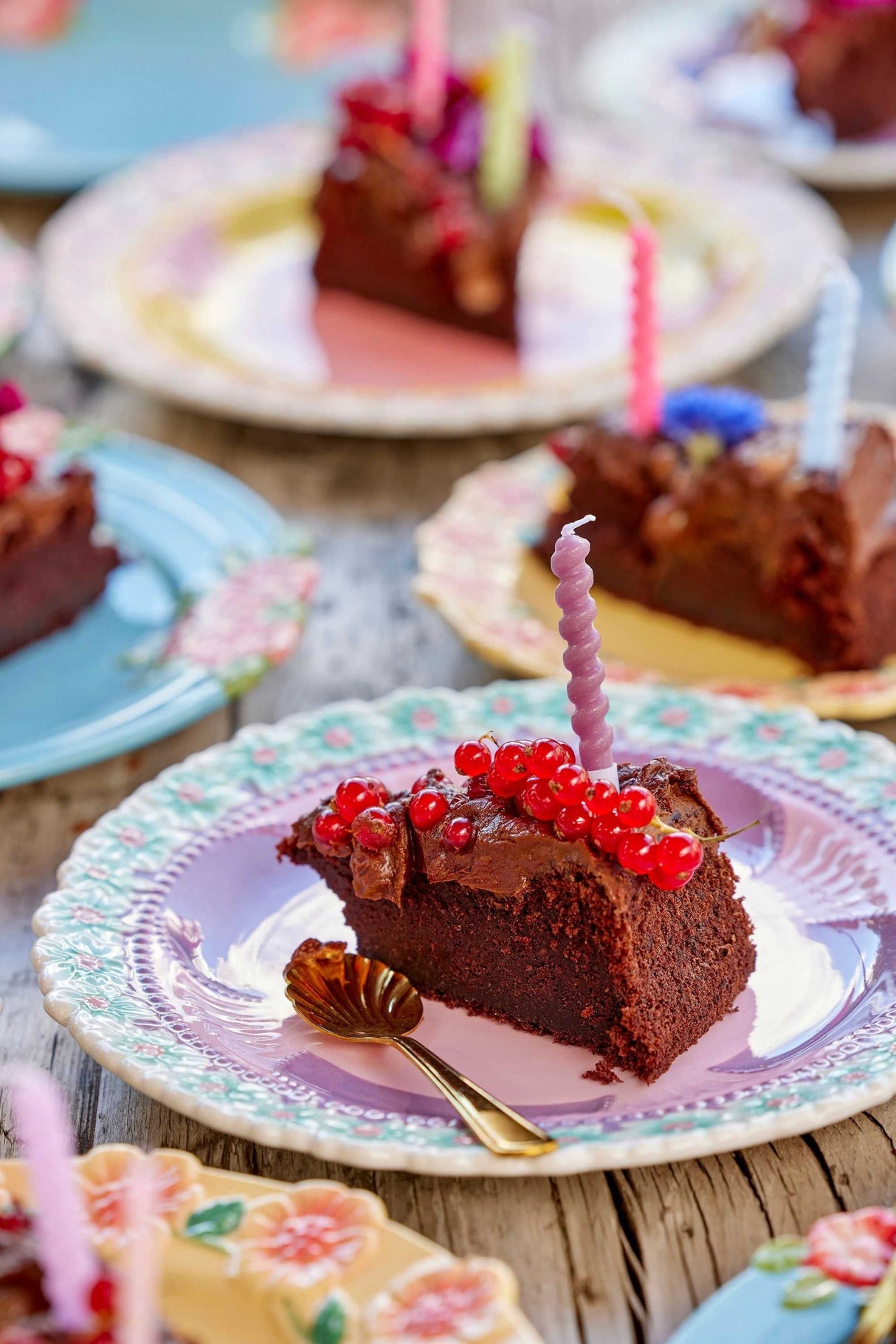 Kleine Kuchenkerzen - Pink - Twisted Design