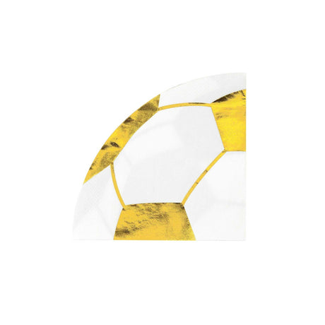 Fußball Servietten von Talking Tables für Geburtstagstisch in Fußballstadion-Design, 16 Stück, 29x29 cm