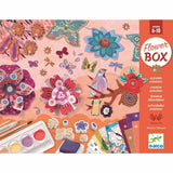 Multi-Activity Kit Blumengarten Kreativbox für Kinder ab 6 Jahre mit Bastel- und Malaktivitäten