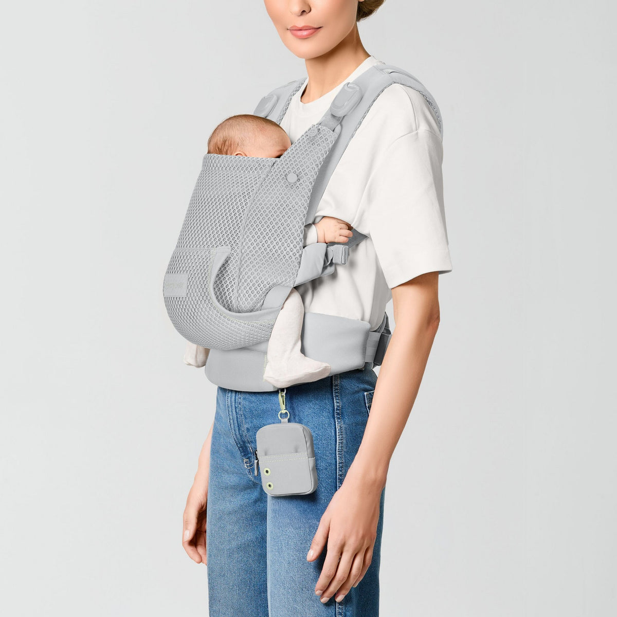 LAYA Babytrage Fog Grey | light grey