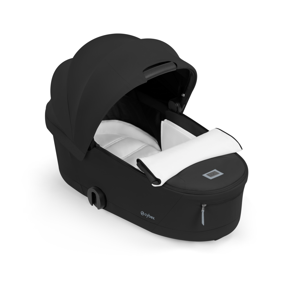PRIAM Comfort Matt Black incl. Babywanne, Sitzeinheit, Sitzbezug Sepia Black