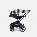 UV- Sonnenschutzdecke / Navy Sandy Stripe