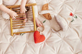 Bestickte Spielmatratze
