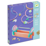 Schmuck Basteln: Macrame Blau
